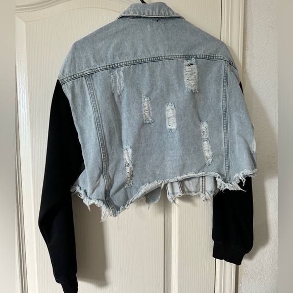 Dance & Marvel- Cropped Denim Jacket - Picture 2 of 3